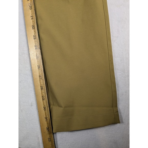 Puma Golf Mens Performance Fit Stretch Flat Front Casual Chino Pants 33x32 Khaki - Picture 11 of 12